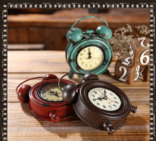 Load image into Gallery viewer, Deluxe "Arna Royal Clock Collection" Retro Iron Clock - Many Colours