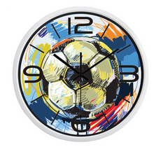 Load image into Gallery viewer, Deluxe "Arna Royal Clock Collection" Football Basketball Clock Children's