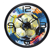Load image into Gallery viewer, Deluxe "Arna Royal Clock Collection" Football Basketball Clock Children's