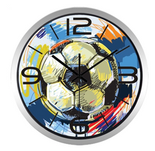 Load image into Gallery viewer, Deluxe "Arna Royal Clock Collection" Football Basketball Clock Children's