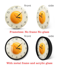 Load image into Gallery viewer, Deluxe "Arna Royal Clock Collection" Fried Egg Kitchen Wall Clock