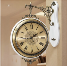 Load image into Gallery viewer, Deluxe "Arna Royal Clock Collection" American Style Double Sided Wall Clock