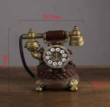 Load image into Gallery viewer, Deluxe "Arna Royal Clock Collection" Luxury European Retro Telephone Clock - Many Colours