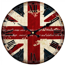 Load image into Gallery viewer, Deluxe "Arna Royal Clock Collection" Rustic Retro Wall Clock