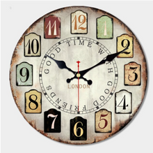 Load image into Gallery viewer, Deluxe "Arna Royal Clock Collection" Rustic Retro Wall Clock