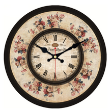 Load image into Gallery viewer, Deluxe "Arna Royal Clock Collection" Handcrafted Retro Wooden Wall Clock