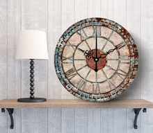 Load image into Gallery viewer, Deluxe "Arna Royal Clock Collection" Rustic Retro Wall Clock
