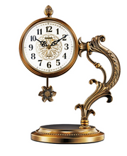 Load image into Gallery viewer, "Arna Royal Victorian Collection" Vintage Unique High Quality Copper Table Clock