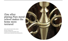 Load image into Gallery viewer, "Arna Royal Victorian Collection" Vintage European Unique Candelabra Bronze Quality 3 Arm