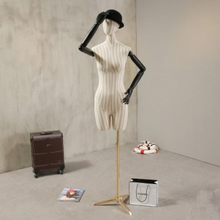 Load image into Gallery viewer, "Arna Royal Gown Collection" Luxury Female Platform Mannequin Cosmetology Window Display Model