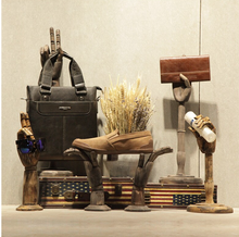 Load image into Gallery viewer, "Arna Royal Gown Collection" Luxury Male Wooden Platform Mannequin Hand Cosmetology Window Display Model