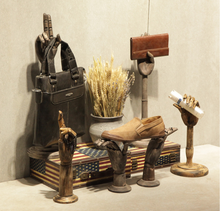 Load image into Gallery viewer, "Arna Royal Gown Collection" Luxury Male Wooden Platform Mannequin Hand Cosmetology Window Display Model