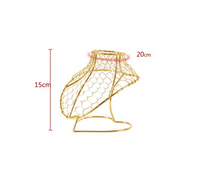 Load image into Gallery viewer, "Arna Royal Gown Collection" Luxury Female Gold Wire Mannequin Cosmetology Window Display Model