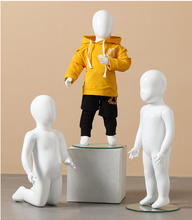 Load image into Gallery viewer, "Arna Royal Gown Collection" Luxury Child White Mannequin Cosmetology Window Display Model