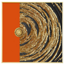 Load image into Gallery viewer, Arna's Luxury Painting Collection - Modern Nordic Abstract Gold Foil Geometry Print Canvas Painting