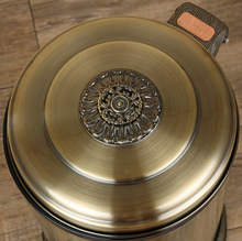 Load image into Gallery viewer, "Arna Royal Vintage Collection" Luxury Pedal Golden Range 6L Trash Rubbish Bin