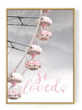 Load image into Gallery viewer, Arna's Luxury Painting Collection - Nordic Pink Flower Graphics Painting