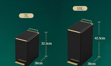 Load image into Gallery viewer, "Arna Royal Vintage Collection" Luxury Golden Range 7L Trash Rubbish Bin - Home or Business