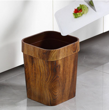 Load image into Gallery viewer, "Arna Royal Vintage Collection" Luxury Imitation Wooden 14 L Trash Rubbish Bin