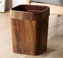 Load image into Gallery viewer, "Arna Royal Vintage Collection" Luxury Imitation Wooden 14 L Trash Rubbish Bin