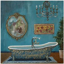 Load image into Gallery viewer, Arna's Luxury Painting Collection - Modern/Vintage French Style Victorian Bathtub - Many Styles