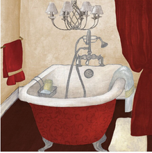 Load image into Gallery viewer, Arna's Luxury Painting Collection - Modern/Vintage French Style Victorian Bathtub - Many Styles