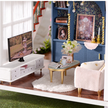 Load image into Gallery viewer, Architecture Series Building Blocks - French Boutique Big Doll House Furniture Miniature Building Kits DIY Dollhouse Kit Villa