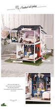 Load image into Gallery viewer, Architecture Series Building Blocks - French Boutique Big Doll House Furniture Miniature Building Kits DIY Dollhouse Kit Villa