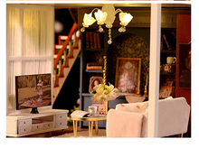 Load image into Gallery viewer, Architecture Series Building Blocks - French Boutique Big Doll House Furniture Miniature Building Kits DIY Dollhouse Kit Villa
