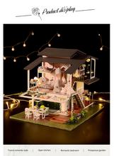 Load image into Gallery viewer, Architecture Series Building Blocks - French Boutique Big Doll House Furniture Miniature Building Kits DIY Dollhouse Kit Villa