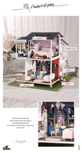 Load image into Gallery viewer, Architecture Series Building Blocks - French Boutique Big Doll House Furniture Miniature Building Kits DIY Dollhouse Kit Villa