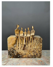 Load image into Gallery viewer, Arna's Luxury Painting Collection - Abstract Metal Figure Statue Modern Sculpture