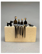 Load image into Gallery viewer, Arna's Luxury Painting Collection - Abstract Metal Figure Statue Modern Sculpture