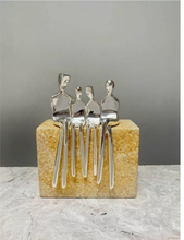 Load image into Gallery viewer, Arna's Luxury Painting Collection - Abstract Metal Figure Statue Modern Man Sculpture