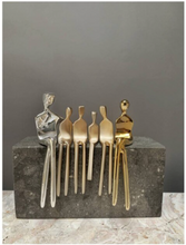 Load image into Gallery viewer, Arna's Luxury Painting Collection - Abstract Metal Figure Statue Modern Man Sculpture