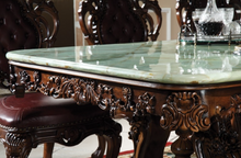 Load image into Gallery viewer, "Arna Royal Victorian Collection" Luxury Plus Furniture - Exquisite Dining Table & Chairs x8 Marble