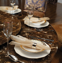 Load image into Gallery viewer, "Arna Royal Victorian Collection" Luxury Plus Furniture - Exquisite Dining Table & Chairs x8