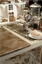 Load image into Gallery viewer, "Arna Royal Victorian Collection" Luxury Plus Furniture - Exquisite Marble 2.4m Dining Table & 8 Chairs