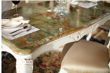 Load image into Gallery viewer, "Arna Royal Victorian Collection" Luxury Plus Furniture - Exquisite Rectangular Dining Table and Chairs