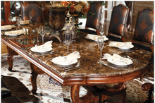 Load image into Gallery viewer, "Arna Royal Victorian Collection" Luxury Plus Furniture - Exquisite Rectangular Dining Table 2.5m Marble & Chairs