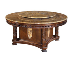 Load image into Gallery viewer, "Arna Royal Victorian Collection" Luxury Plus Furniture - Exquisite Dining Table 1.4m & Chairs Marble