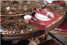 Load image into Gallery viewer, "Arna Royal Victorian Collection" Luxury Plus Furniture - Exquisite Antique Dining Table & Chairs x8