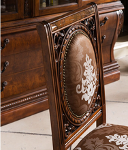 Load image into Gallery viewer, "Arna Royal Victorian Collection" Luxury Plus Furniture - Exquisite Antique Dining Table 1.4m & Chairs x6