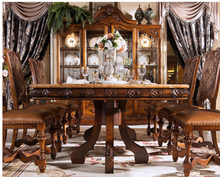 Load image into Gallery viewer, "Arna Royal Victorian Collection" Luxury Plus Furniture - Exquisite European French Dining Table & Chairs x8