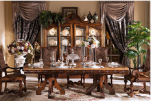Load image into Gallery viewer, "Arna Royal Victorian Collection" Luxury Plus Furniture - Exquisite European French Dining Table & Chairs x8