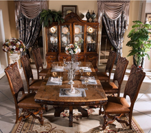 Load image into Gallery viewer, "Arna Royal Victorian Collection" Luxury Plus Furniture - Exquisite European French Dining Table & Chairs x8