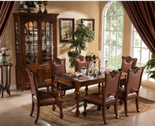 Load image into Gallery viewer, "Arna Royal Victorian Collection" Luxury Plus Furniture - Exquisite Antique Dining Table & Chairs x6 Marble