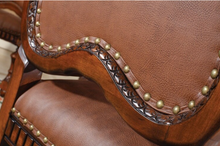 Load image into Gallery viewer, "Arna Royal Victorian Collection" Luxury Plus Furniture - Exquisite Antique Dining Table & Chairs x6 Marble