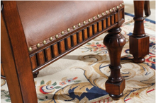 Load image into Gallery viewer, "Arna Royal Victorian Collection" Luxury Plus Furniture - Exquisite Antique Dining Table & Chairs x6 Marble