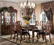 Load image into Gallery viewer, "Arna Royal Victorian Collection" Luxury Plus Furniture - Exquisite Royal Antique Dining Table & Chairs x6 Marble
